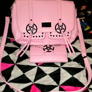 Pink Pentagram Purse & Wallet